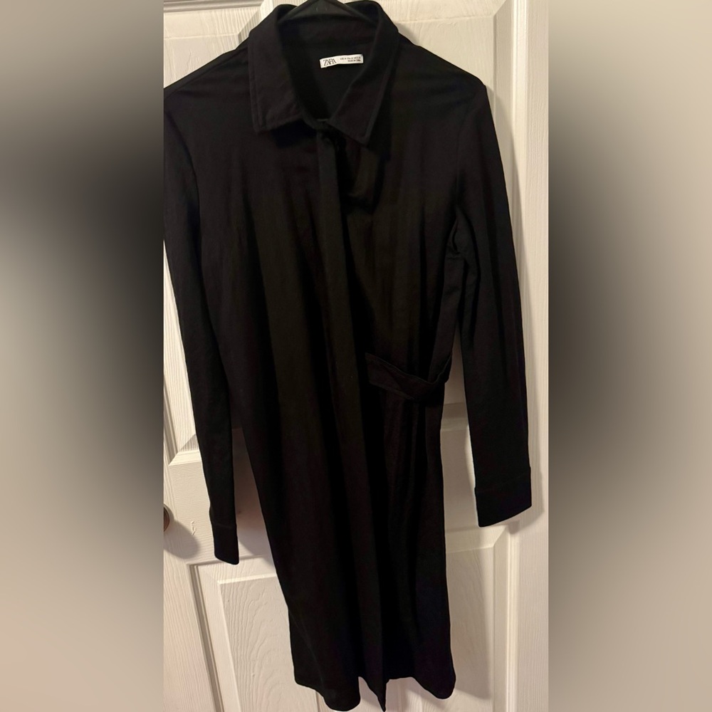 Zara Classic Black Coat